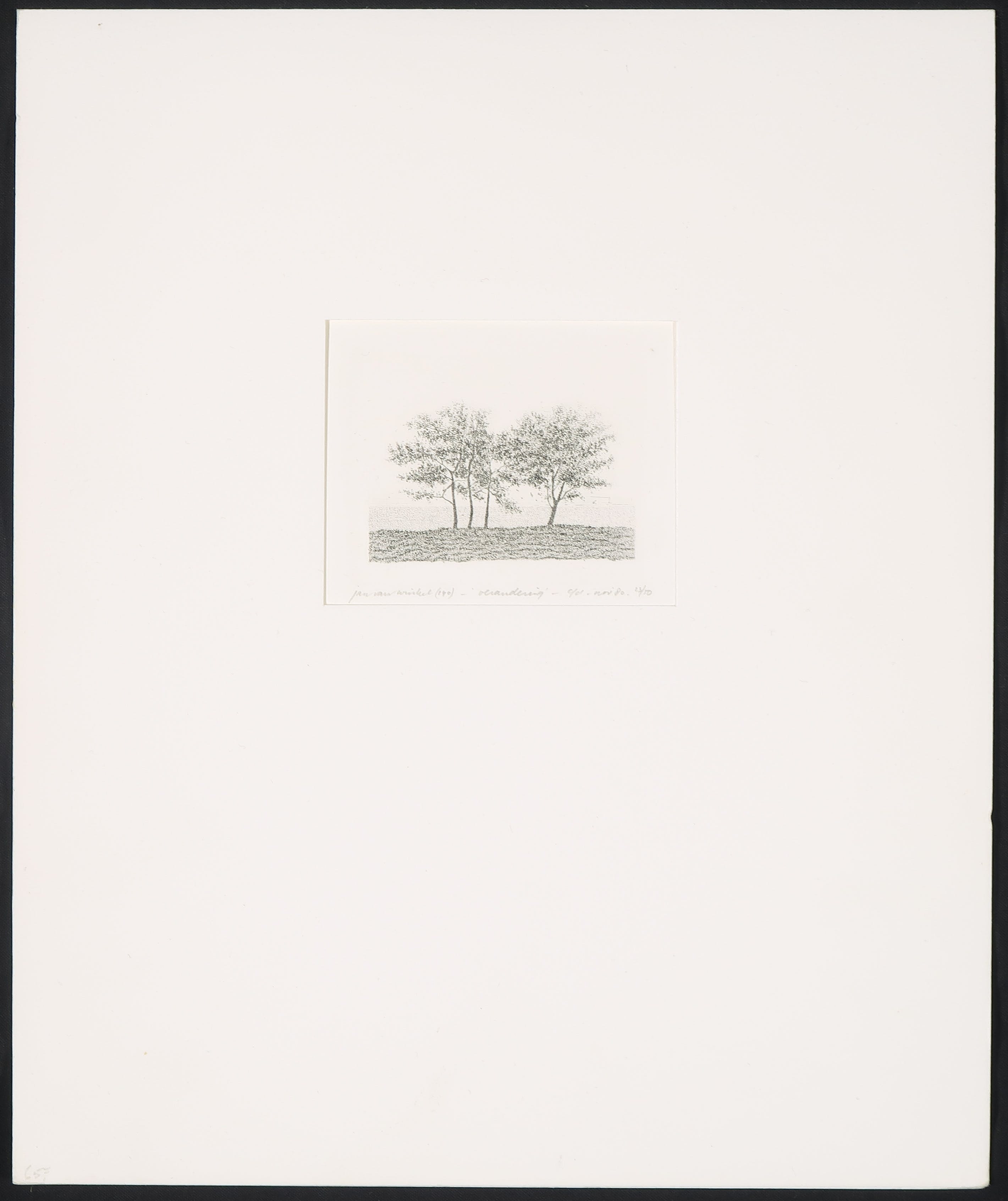 Jan van Winkel - Ets, Verandering kopen? Bied vanaf 35!