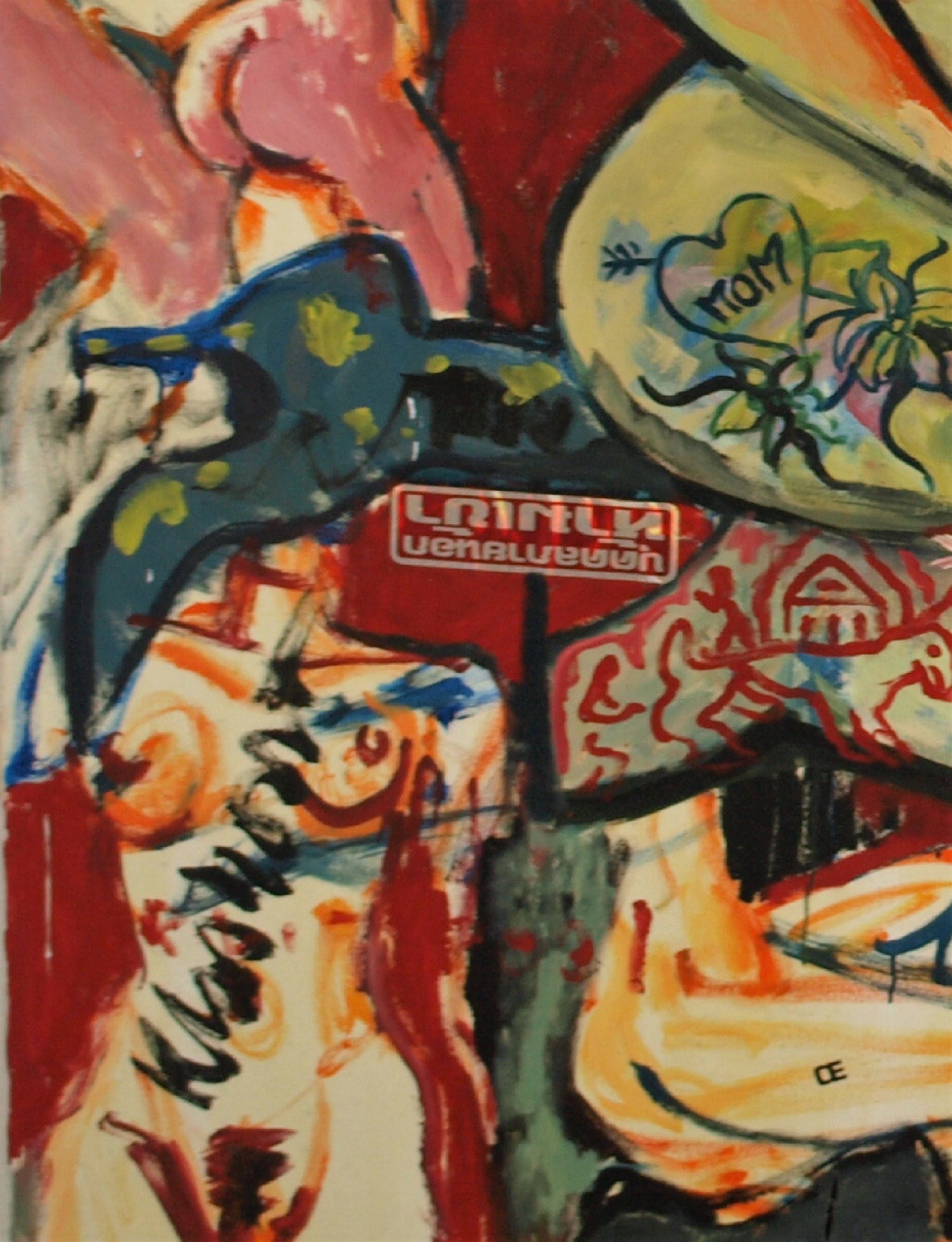 Peter Klashorst - Acrylverf op doek – “Billen” – Zeer GROOT - ca. 1995 kopen? Bied vanaf 1!