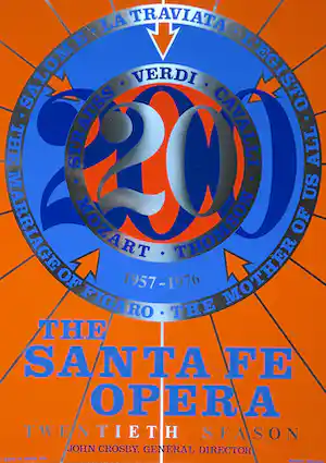 Robert Indiana - Affiche - The Sante Fe Opera verkauft für € 70!