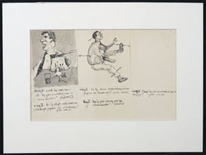 Herman Brood - Inkt, Lot van drie tekeningen kopen? Bied vanaf 1!