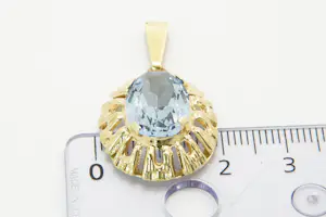 67 - Vintage 14 karaats geelgouden hanger kopen? Bied vanaf 120!