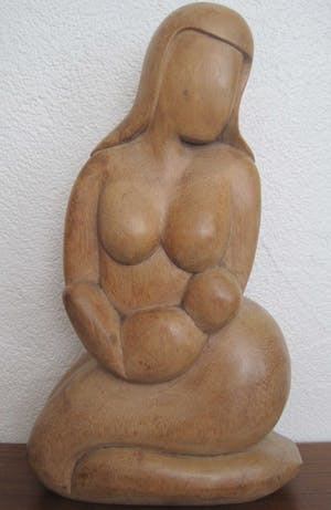 Niet of onleesbaar gesigneerd - Moeder en kind. kopen? Bied vanaf 10!