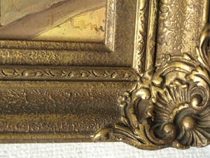 Niet of onleesbaar gesigneerd - Olieverf op paneel , Landschap (Italië?) – ingelijst & gesigneerd kopen? Bied vanaf 1!