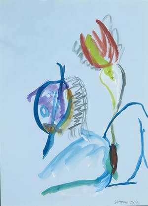 Kries Sommers - Aquarel, Zonder titel kopen? Bied vanaf 1!