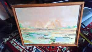 Erasmus Herman van Dulmen Krumpelman - Landschap met veel kleuren verkocht voor € 50!