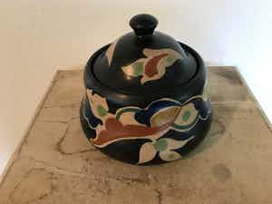 Plateelbakkerij Zuid-Holland - (Tabaks)pot met deksel verkocht voor € 1!