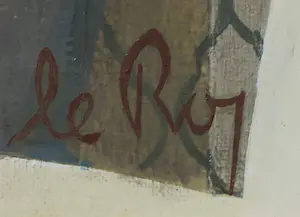 Han le Roy - Gemengde techniek op doek, Jac - Ingelijst kopen? Bied vanaf 1!