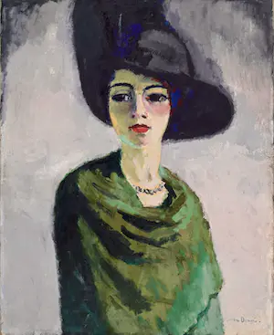 Kees van Dongen - femme aux chapeaux noir kopen? Bied vanaf 250!