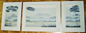 Ian W. King - Misty I, Misty II, Misty III verkocht voor € 75!