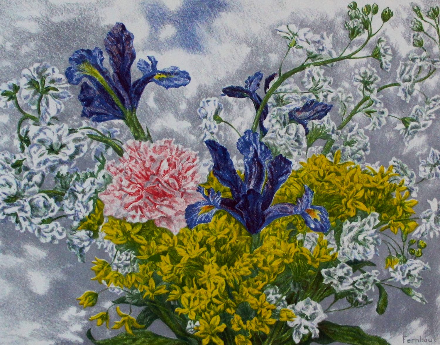 Edgar Fernhout - Kleurenlitho -1947 verkocht voor € 50!