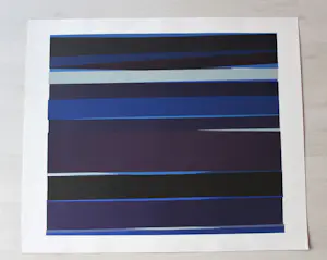 Philippe Morisson - "Distances" - Farbserigraphie - signiert - Auflage von 175 kopen? Bied vanaf 120!