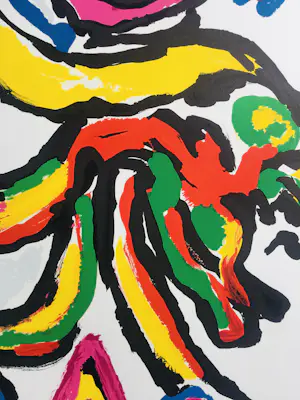 Karel Appel - Tantrika - kleurenlitho - gesigneerd. kopen? Bied vanaf 750!
