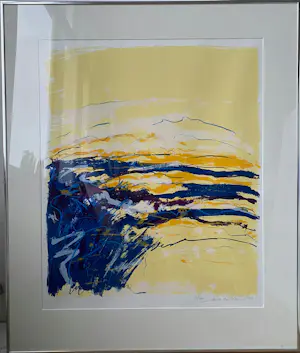 Johann van den Noort - Rivier in zee kopen? Bied vanaf 45!