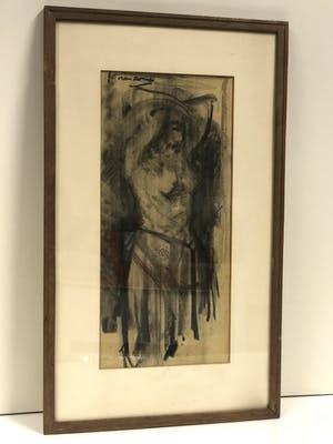 Poppe Damave - Staand naakt kopen? Bied vanaf 45!