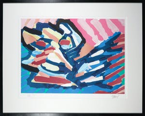Karel Appel - Litho, Ten by Appel - Ingelijst (Groot) kopen? Bied vanaf 400!