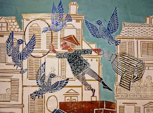 Quirine Collard - Zeldzame jaren 50 litho van jong gestorven Nieuwe Haagse school kunstenares kopen? Bied vanaf 42!