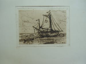 Frederika Broeksmit - VISSERSBOOT BIJ KATWIJK kopen? Bied vanaf 25!