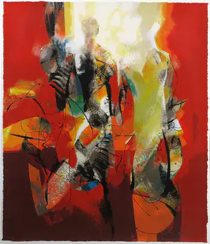 Peter Meijer - Zeefdruk, De dag dat jij kwam - Ingelijst (Groot) kopen? Bied vanaf 50!