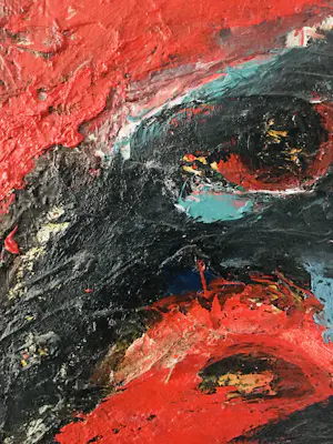 Henk Vierveijzer - Frightened Image - pasteus olieverf op doek kopen? Bied vanaf 350!