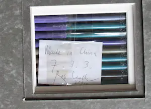 Rob Scholte - Made in China, originele collage van viltstiften kopen? Bied vanaf 795!