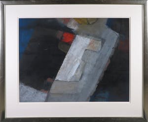 Jos Schimmer - Gouache op papier, Zonder titel - Ingelijst (Groot) kopen? Bied vanaf 150!