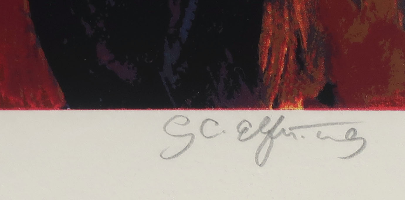 Gerda Elfring - Zeefdruk, Schapen - Ingelijst kopen? Bied vanaf 40!