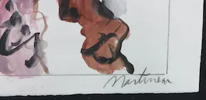 Anton Martineau - Gouache, Zonder titel kopen? Bied vanaf 60!