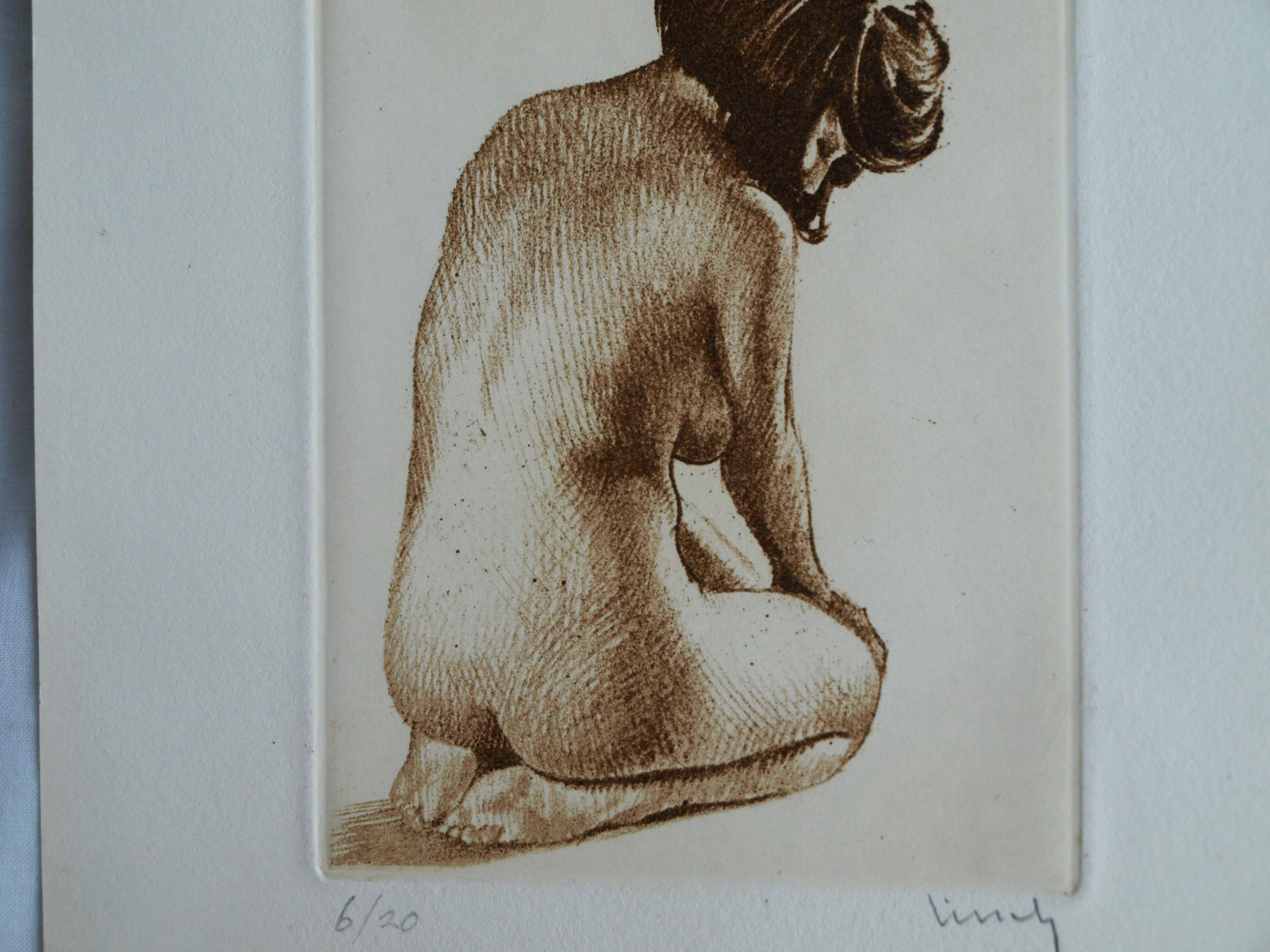 Roger Hebbelinck - Ets , Vrouw 2 – ca 1960 kopen? Bied vanaf 15!