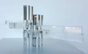 Margot Zanstra - Plexiglas sculptuur, Dubbel uitschuifbare knoop kopen? Bied vanaf 150!
