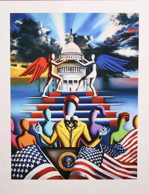 Mark Kostabi - The Dawn is Ours. kopen? Bied vanaf 80!