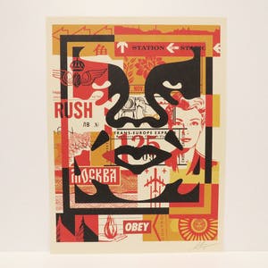 Shepard Fairey - OBEY FACE COLLAGE kopen? Bied vanaf 1!