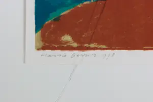 Harrie Gerritz - Zeefdruk op papier, Autumn clouds - Ingelijst kopen? Bied vanaf 100!