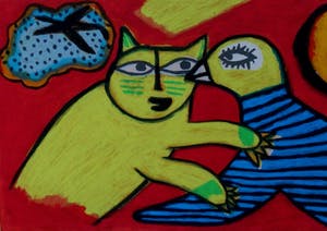 Corneille - Ingelijste litho - 2000 (nette lijst!) kopen? Bied vanaf 225!