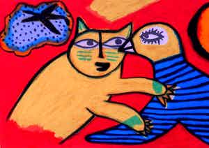 Corneille - Ingelijste litho - 2000 (nette lijst!) verkocht voor € 225!