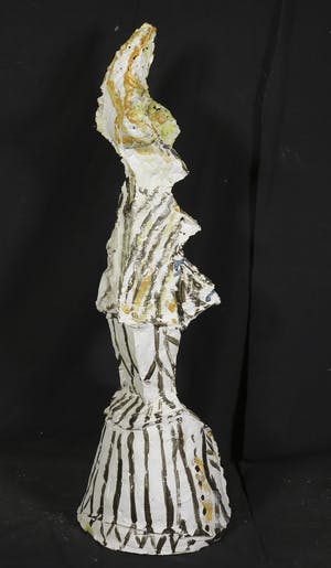 Joyce Bloem - Beschilderd keramiek, Zonnebloemfiguur kopen? Bied vanaf 50!