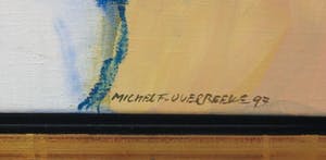 Michel van Overbeeke - Gemengde techniek op doek, In his honour - Ingelijst (Groot) kopen? Bied vanaf 1!