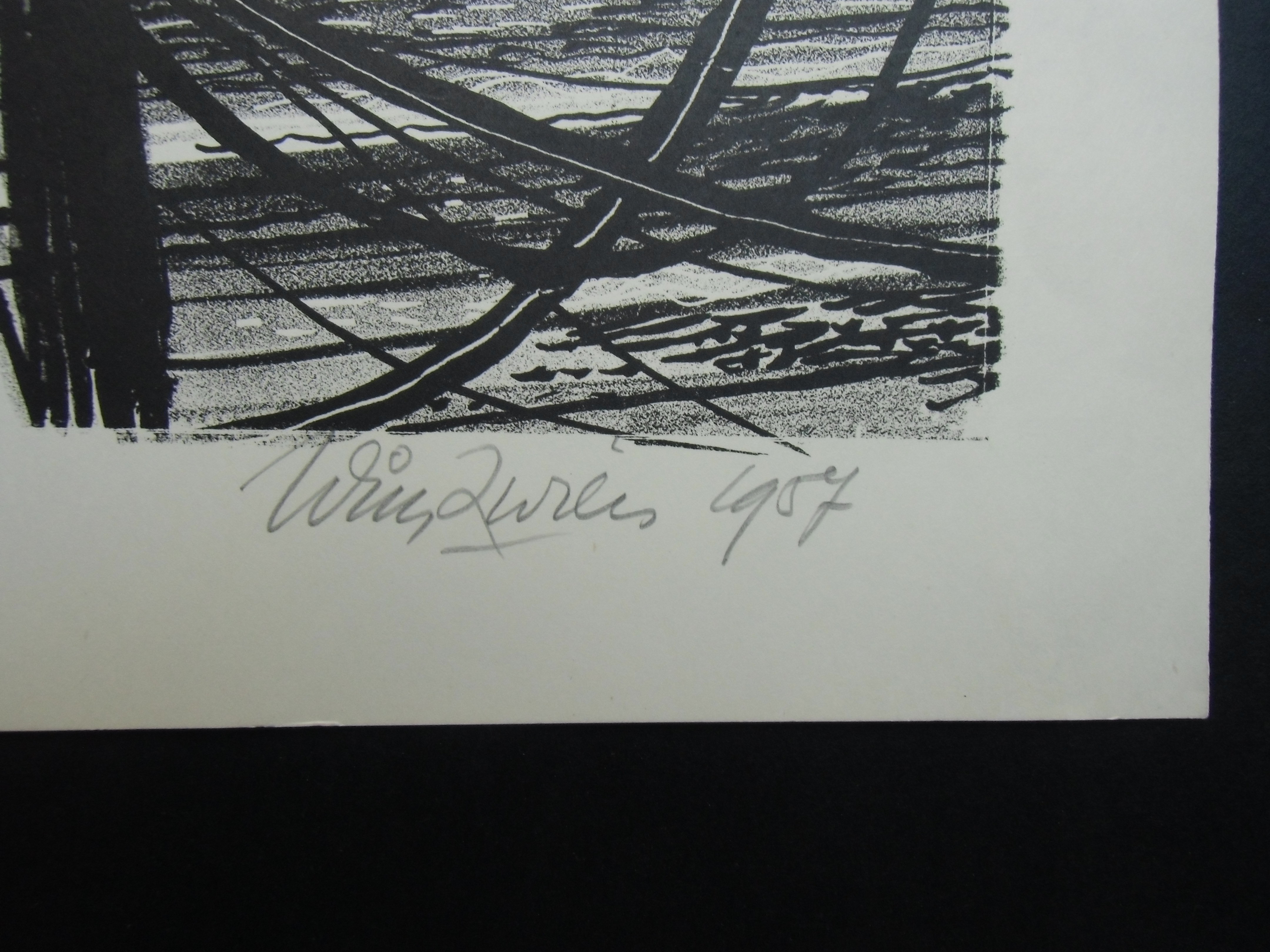 Wim Zwiers - ZONDER TITEL /// LITHO VAN WIM ZWIERS kopen? Bied vanaf 30!