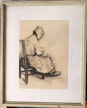 Frans Van Giel - zittende vrouw kopen? Bied vanaf 49!