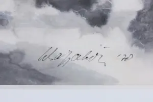 Gerard Schaperkotter - Indische inkt op papier, Tuin I en Tuin II- Ingelijst kopen? Bied vanaf 70!