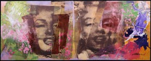 Claus Costa - Gemengde techniek op doek, Marilyn Monroe (Groot) kopen? Bied vanaf 150!