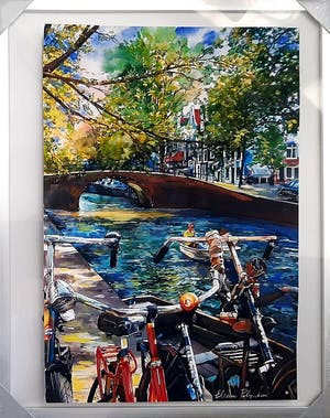 Elena Polyakova - Een gracht in Amsterdam kopen? Bied vanaf 65!