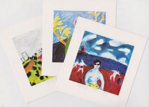 Laixing Cheng - Collectie van drie lithografien: The Beach, Man, Landschap kopen? Bied vanaf 12!