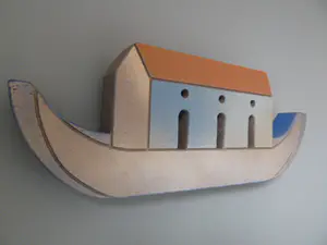 Niet of onleesbaar gesigneerd - Kunstzinnig object Woonboot kopen? Bied vanaf 1!