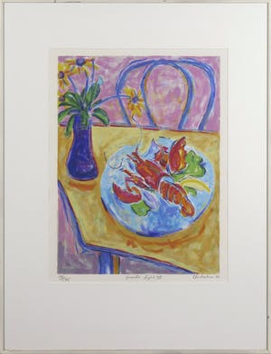 Christaphora Robeers - Zeefdruk, Insight Light IV - Ingelijst kopen? Bied vanaf 1!