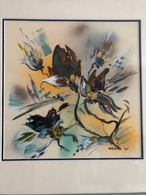 Sephina Kersten - Japan Flower (2 schilderijen) kopen? Bied vanaf 200!