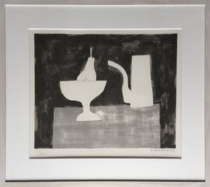 Klaas Gubbels - litho ‘zonder titel - ingelijst - 1989 kopen? Bied vanaf 525!