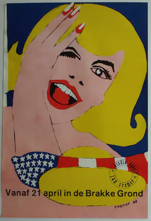 AcheterJan Cremer - Affiche , Studio speelt jan cremer in de Brakke Grond Amsterdam - 1969? Enchérissez de 1!