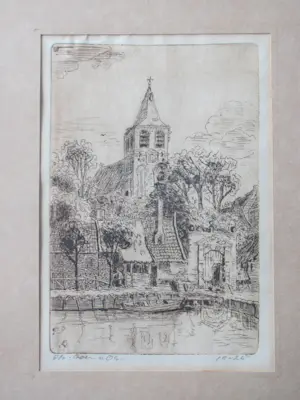 Coen van Os - twee etsen kopen? Bied vanaf 50!