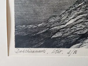 Fred Koot - grote 5 kleuren Lithografie op papier "Dakshinamoerti Himalaya" gesigneerd kopen? Bied vanaf 47!