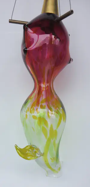 Michel van Overbeeke - Bijzondere lamp van glas / Droomluchter - inclusief boek! kopen? Bied vanaf 500!